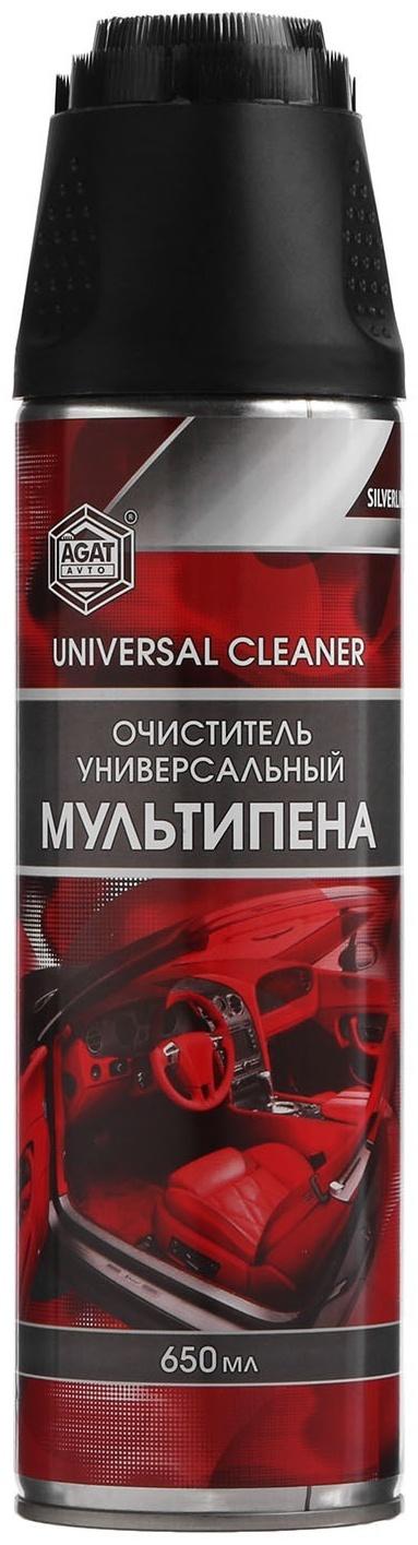 Очиститель пенный АГАТ For Every Day универсальный, мультипена, 650 мл, аэрозоль с щёткой