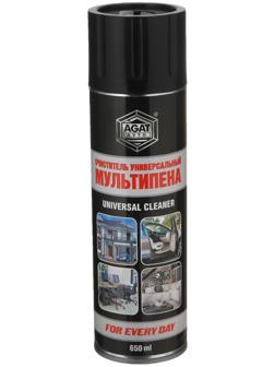 Очиститель пенный АГАТ For Every Day универсальный, мультипена, 650 мл, аэрозоль с щёткой