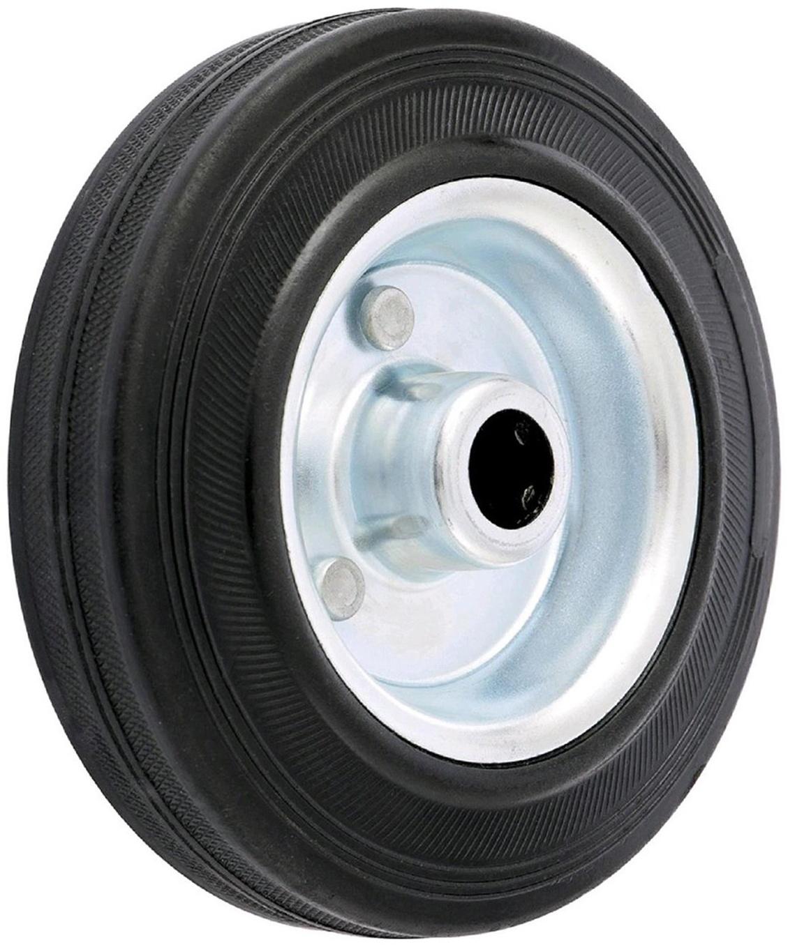 Колесо хозяйственное, d = 200 мм, ступица: диаметр 20 мм, длина 56 мм