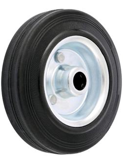 Колесо хозяйственное, d = 200 мм, ступица: диаметр 20 мм, длина 56 мм