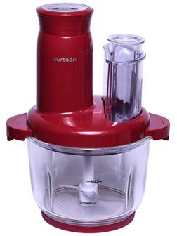 Измельчитель Oursson CH3040/DC, стекло, 300 Вт, 2 л, бордовый