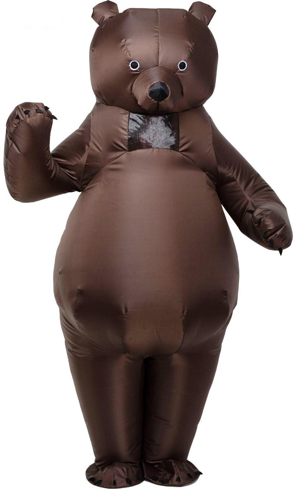 Костюм надувной «Бурый медведь», рост 150-190 см