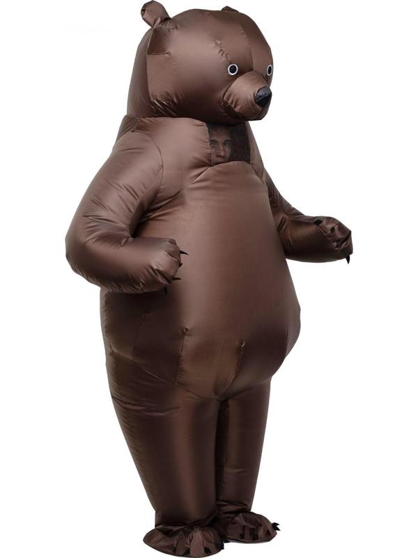 Костюм надувной «Бурый медведь», рост 150-190 см