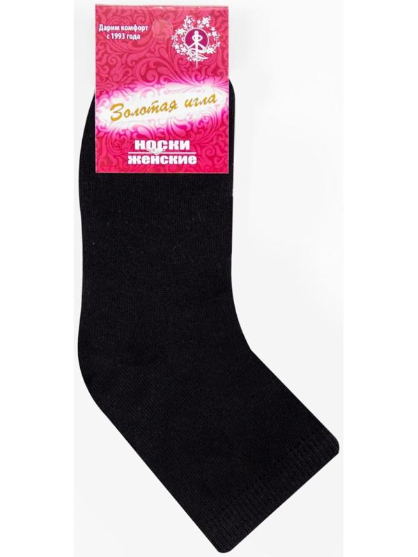 Носки женские, цвет чёрный, размер 23-25