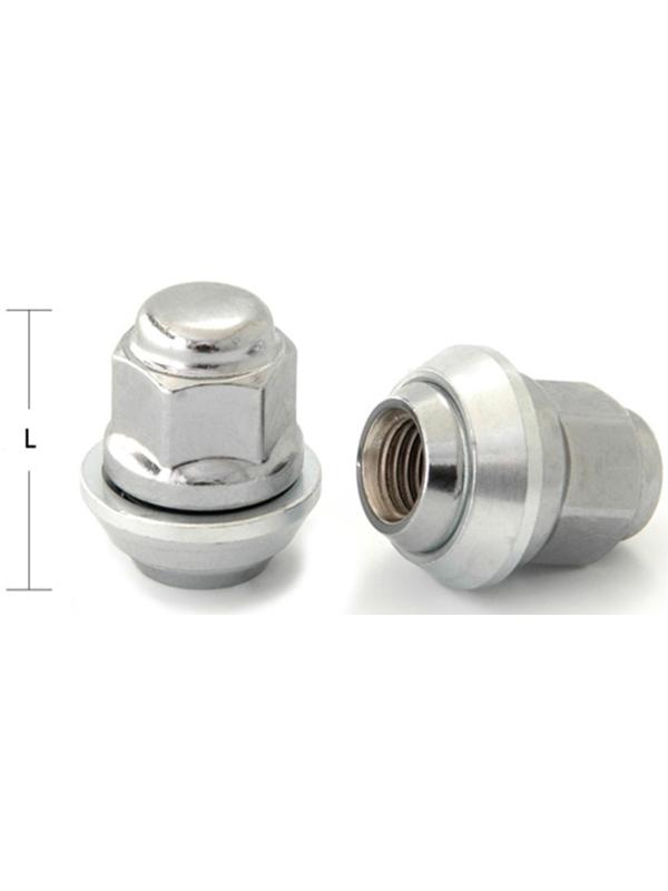 Гайка M12x1,5, 32, hex19, конус вращающийся, закрытая, хром