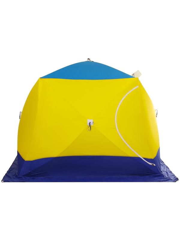 Палатка зимняя «СТЭК» КУБ 4-местная, трёхслойная, дышащая ДМ