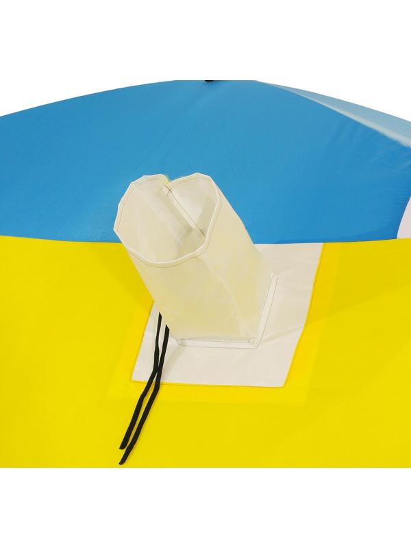 Палатка зимняя «СТЭК» КУБ 4-местная, трёхслойная, дышащая ДМ