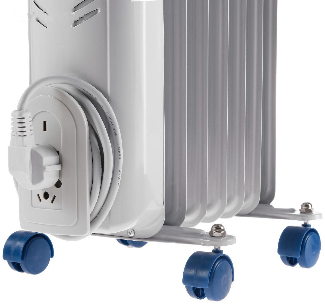 Обогреватель ENGY EN-2307 Fusion, масляный, 1500 Вт, 7 секций, 15 м², серый