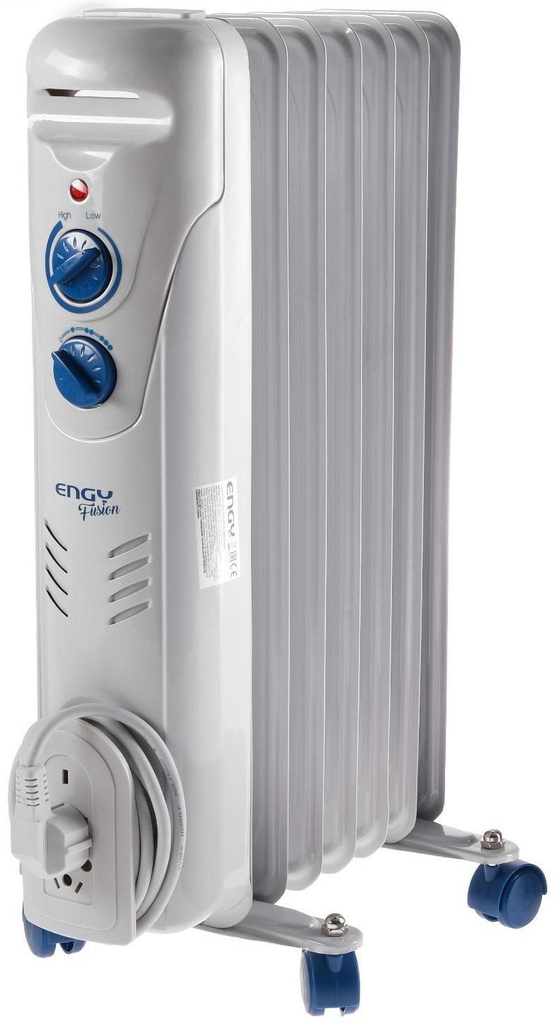 Обогреватель ENGY EN-2307 Fusion, масляный, 1500 Вт, 7 секций, 15 м², серый
