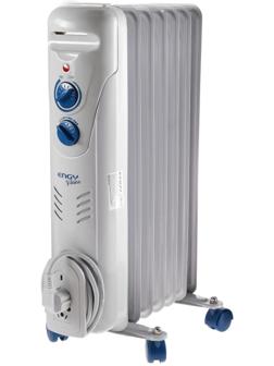 Обогреватель ENGY EN-2307 Fusion, масляный, 1500 Вт, 7 секций, 15 м², серый