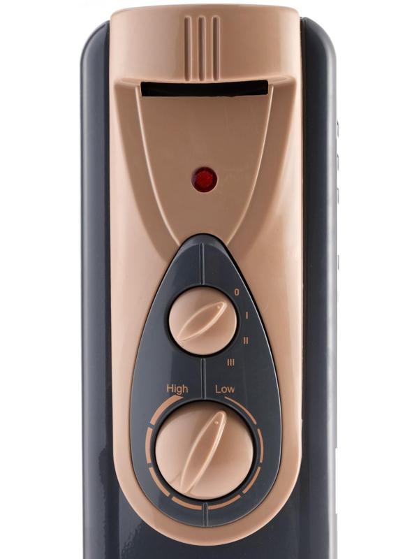 Обогреватель ENGY EN-2407 Loft, масляный, 1500 Вт, 7 секций, 15 м², чёрный