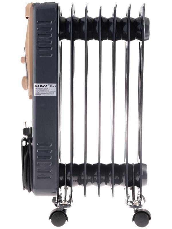 Обогреватель ENGY EN-2407 Loft, масляный, 1500 Вт, 7 секций, 15 м², чёрный