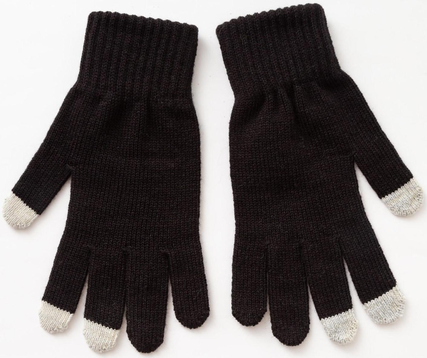 Перчатки мужские, цвет чёрный, размер 22