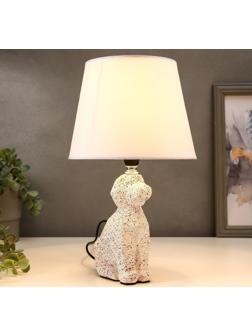 Лампа настольная 21160/1 E14 40Вт белый 20х20х34 см