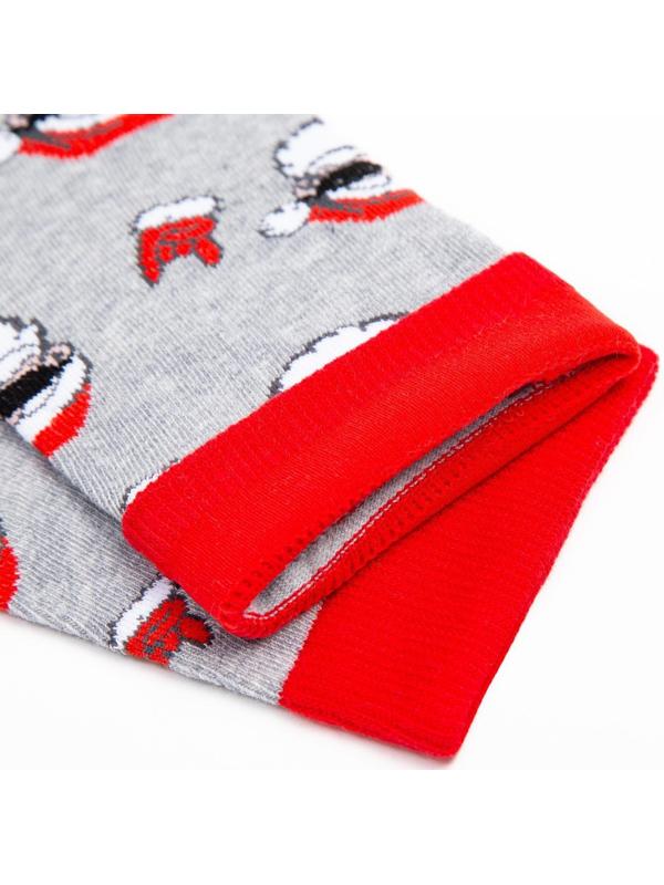 Носки мужские, цвет светло-серый меланж, размер 25-27