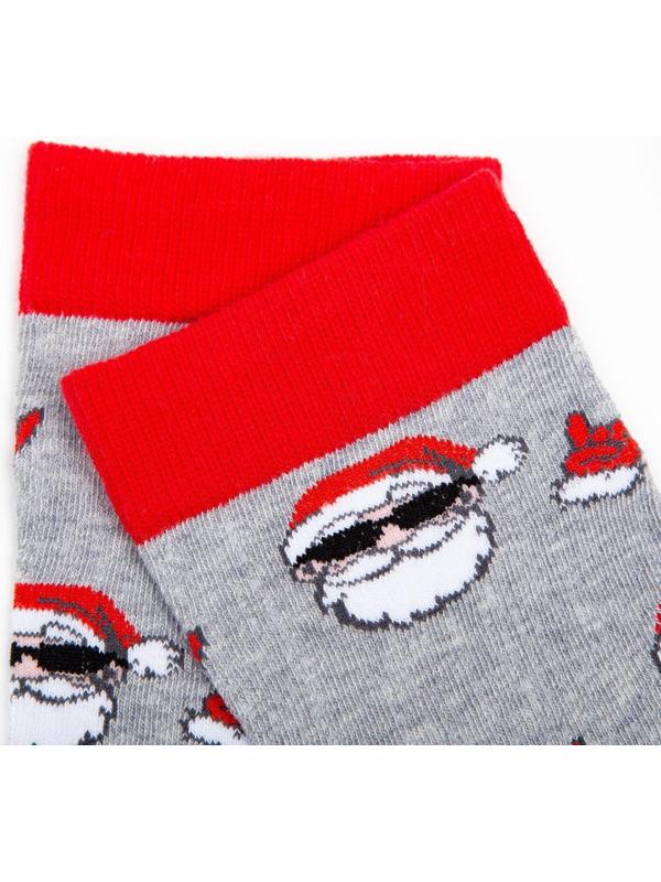 Носки мужские, цвет светло-серый меланж, размер 25-27