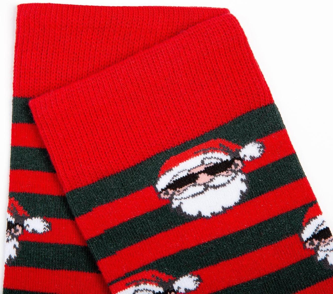 Носки мужские, цвет красный, размер 25-27