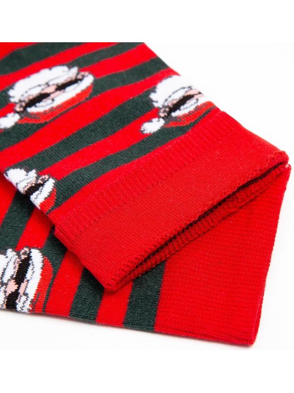 Носки мужские, цвет красный, размер 25-27