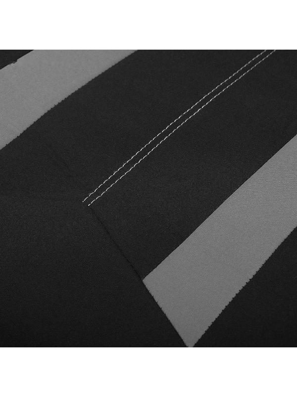 Авточехлы универсальные 9 предметов, черные - серые вставки, М5, Lines series