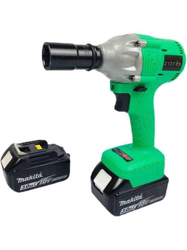 Гайковерт аккумуляторный Zitrek Crusher 20-Li, ударный, 20 В,  2х4 Ач, Li-ion, 200 Нм, 1/2