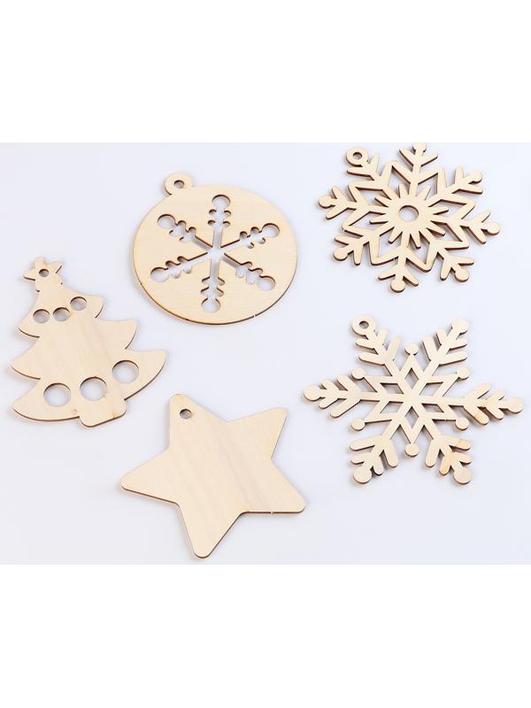 Набор для творчества «Рисуем в технике Эбру» Новый год, А5+5 ёлочных украшений