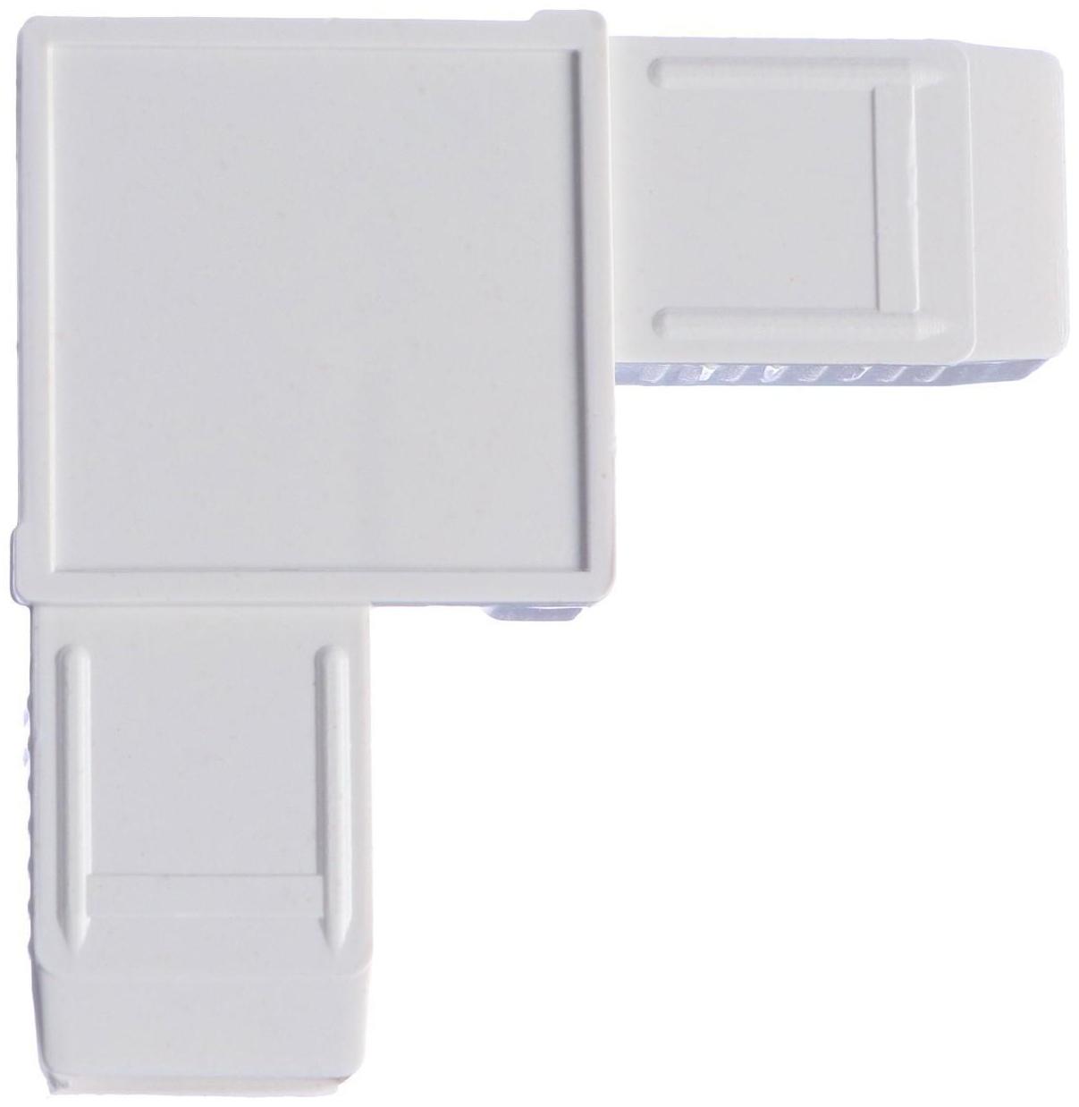 Соединительный уголок м.с. № 8 Белый, 4 шт