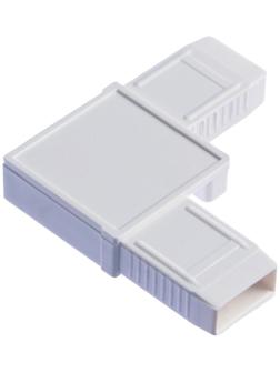 Соединительный уголок м.с. № 8 Белый, 4 шт