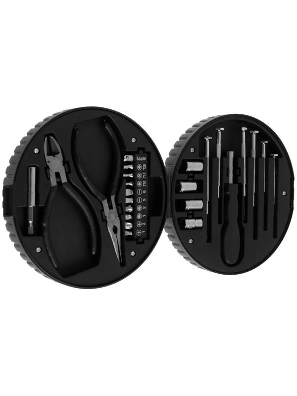 Набор инструментов ТУНДРА, подарочный пластиковый кейс 