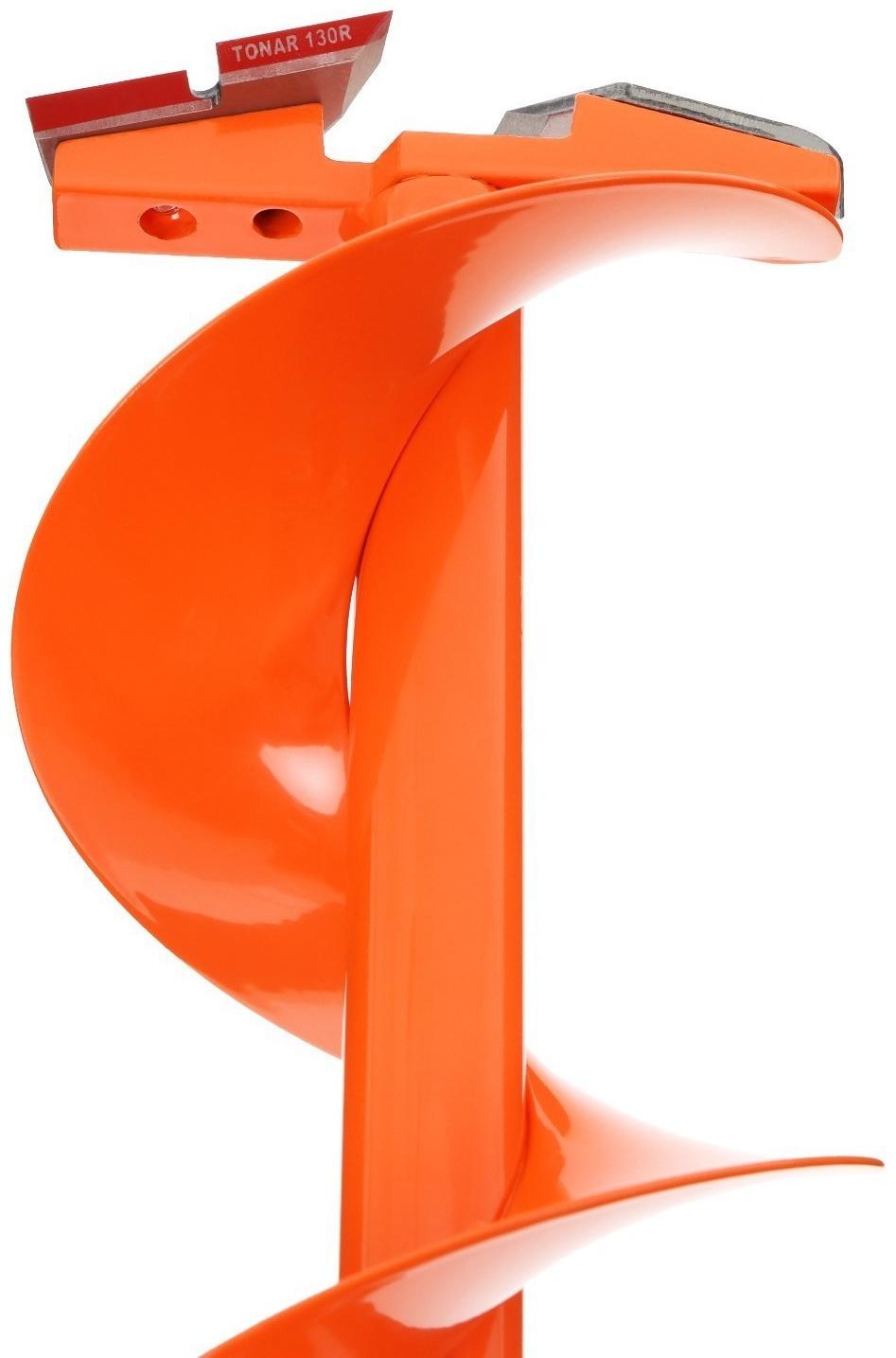 Комплект под мотобур: шнек MOTOSHTORM 130R + адаптер АШ-02 + молоточек