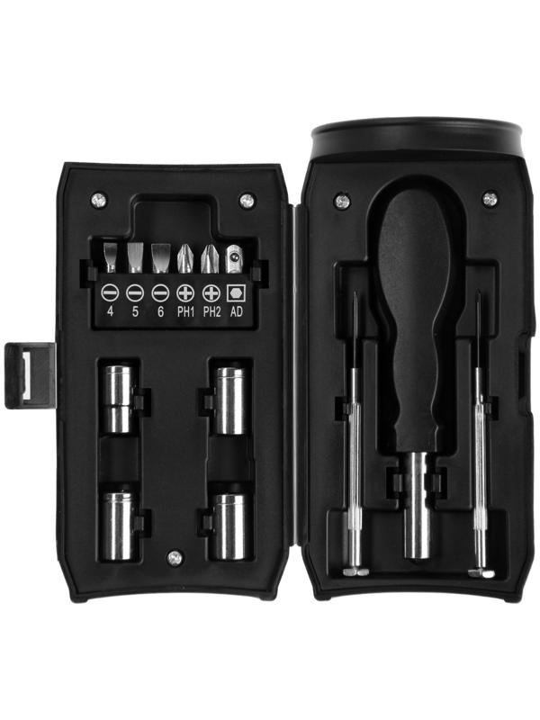 Набор инструментов ТУНДРА, подарочный пластиковый кейс 