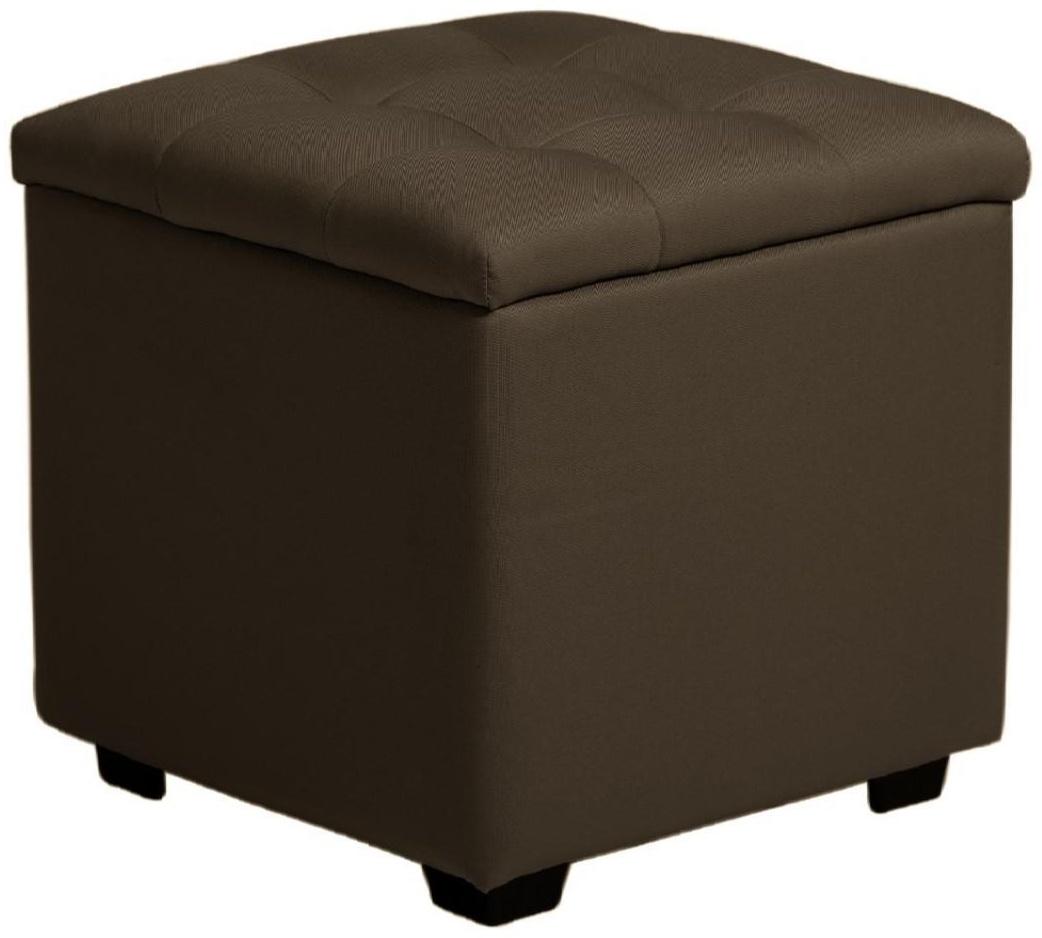 Пуф Бриг 400х400х430 Рогожка CHOCOLATE