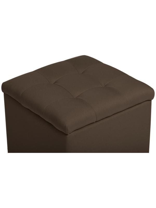 Пуф Бриг 400х400х430 Рогожка CHOCOLATE