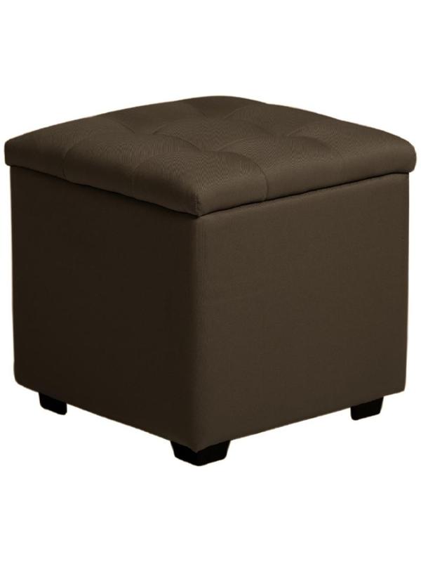 Пуф Бриг 400х400х430 Рогожка CHOCOLATE
