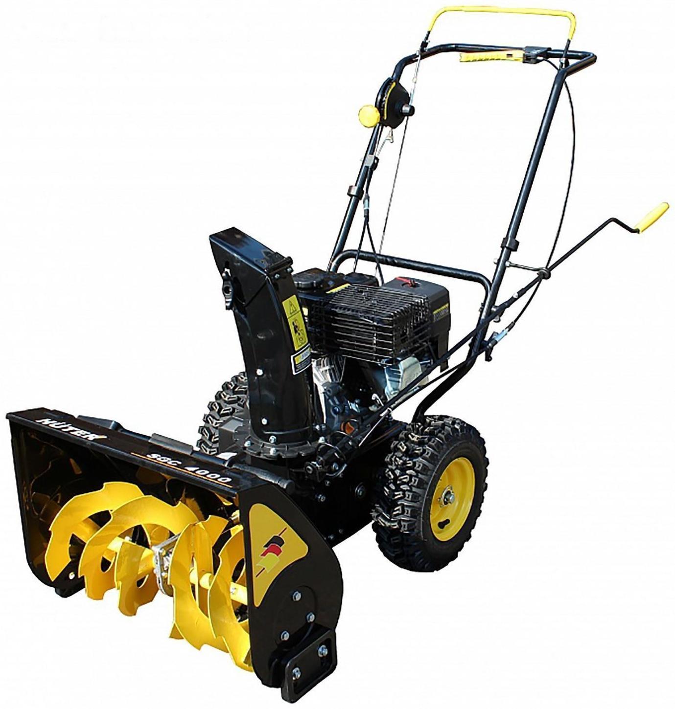 Снегоуборщик Huter SGC 4000, 4Т, 4000 Вт, 6.5 л.с., самоходный, ск. 4/2, шир./выс. 56/42 см