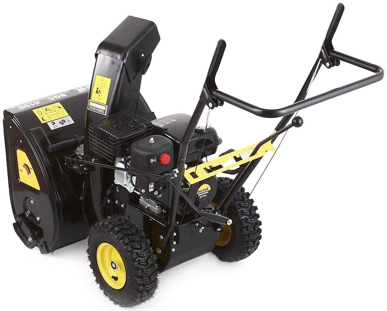 Снегоуборщик Huter SGC 4100, 4Т, 4100 Вт, 6.5 л.с., самоходный, ск. 5/2, шир./выс. 56/51 см