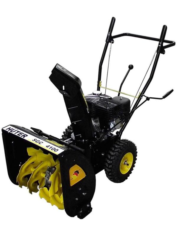 Снегоуборщик Huter SGC 4100, 4Т, 4100 Вт, 6.5 л.с., самоходный, ск. 5/2, шир./выс. 56/51 см