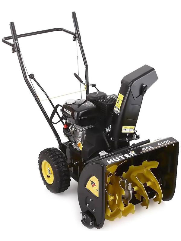 Снегоуборщик Huter SGC 4100, 4Т, 4100 Вт, 6.5 л.с., самоходный, ск. 5/2, шир./выс. 56/51 см