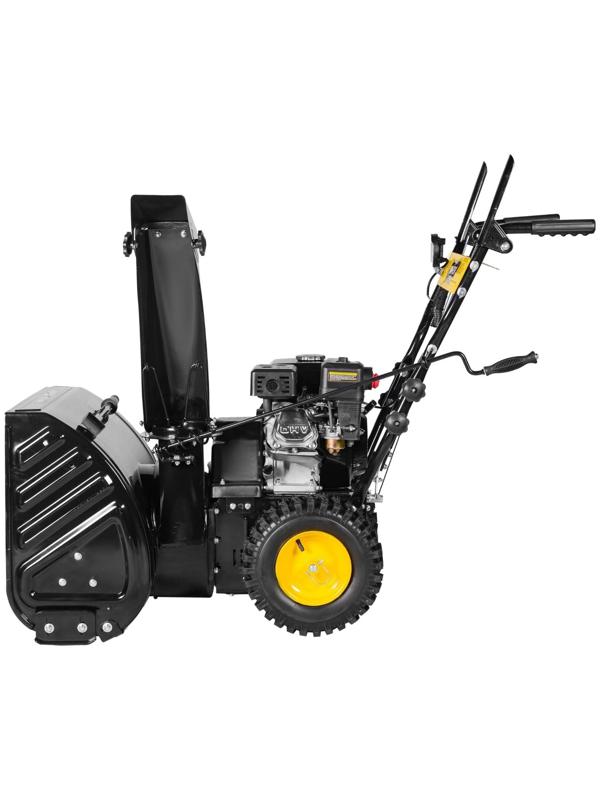 Снегоуборщик Huter SGC 4800E, 4Т, 4800 Вт, 6.5 л.с., самоходный, электростарт, ск. 5/2