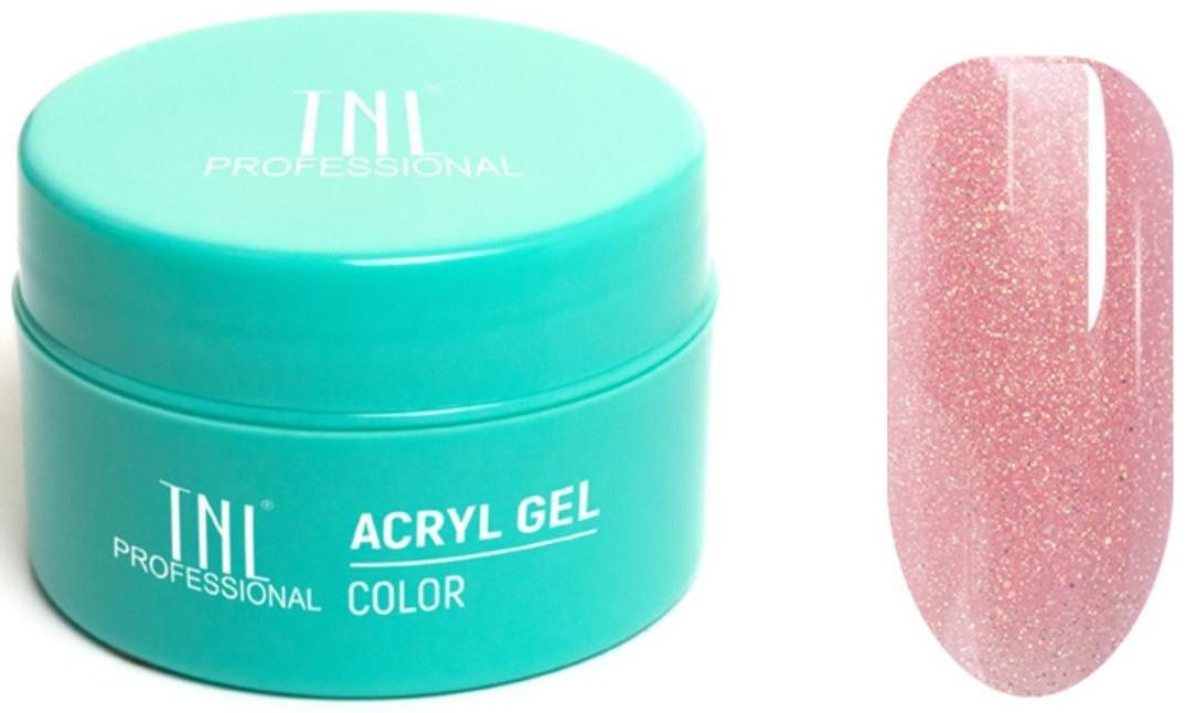 Acryl Gel TNL Illusion, №12 камуфлирующий розовый с шиммером, 18 мл