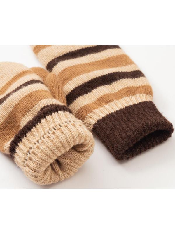 Варежки женские из монгольской шерсти 