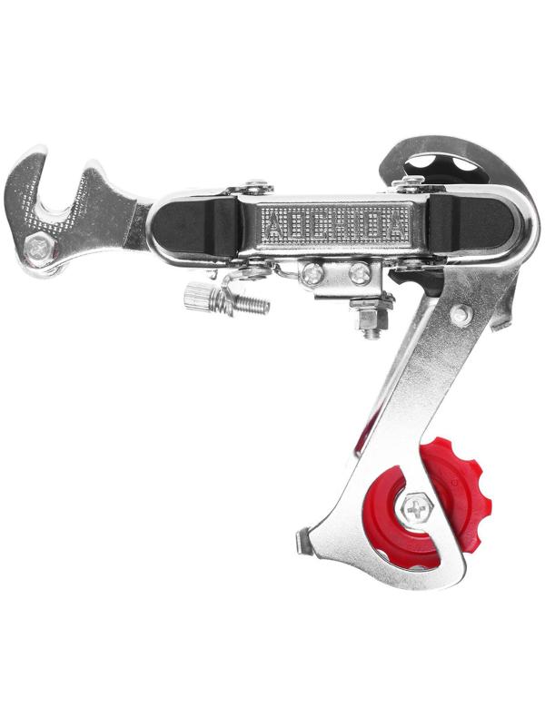 Переключатель задний недискретный, короткая лапка, 28T, крепление на петух, сталь