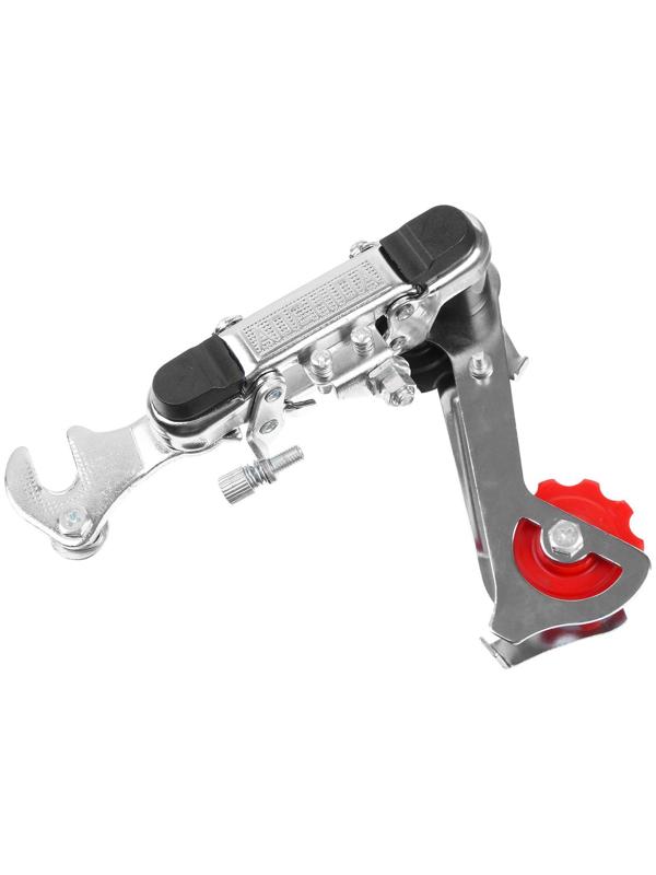 Переключатель задний недискретный, короткая лапка, 28T, крепление на петух, сталь