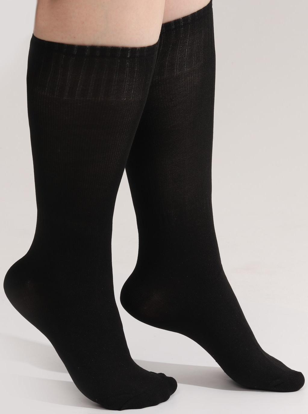 Гольфы утягивающие, универсальные, не являются медицинским изделием, 38-41 р-р, пара, цвет чёрный