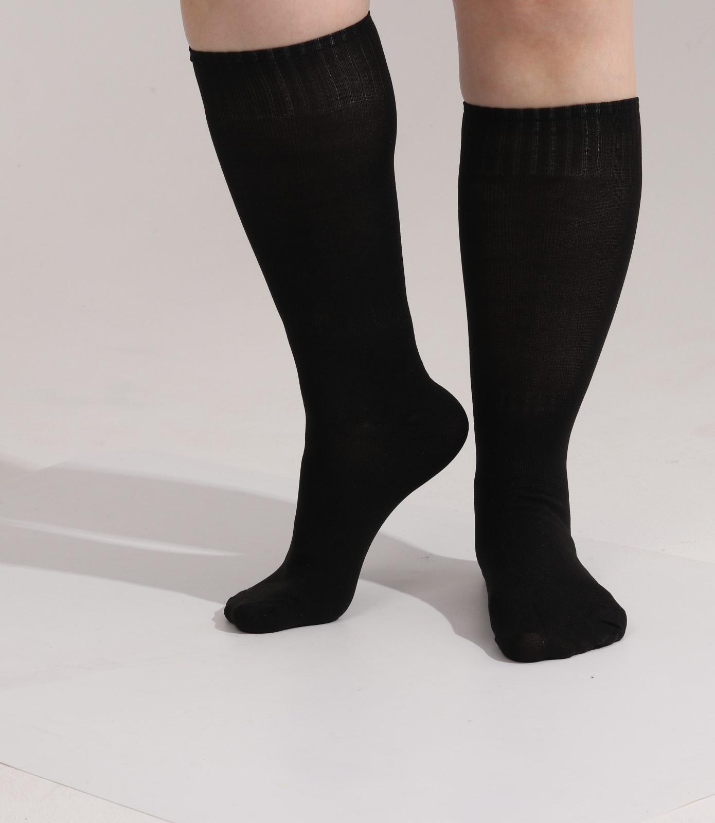 Гольфы утягивающие, универсальные, не являются медицинским изделием, 38-41 р-р, пара, цвет чёрный