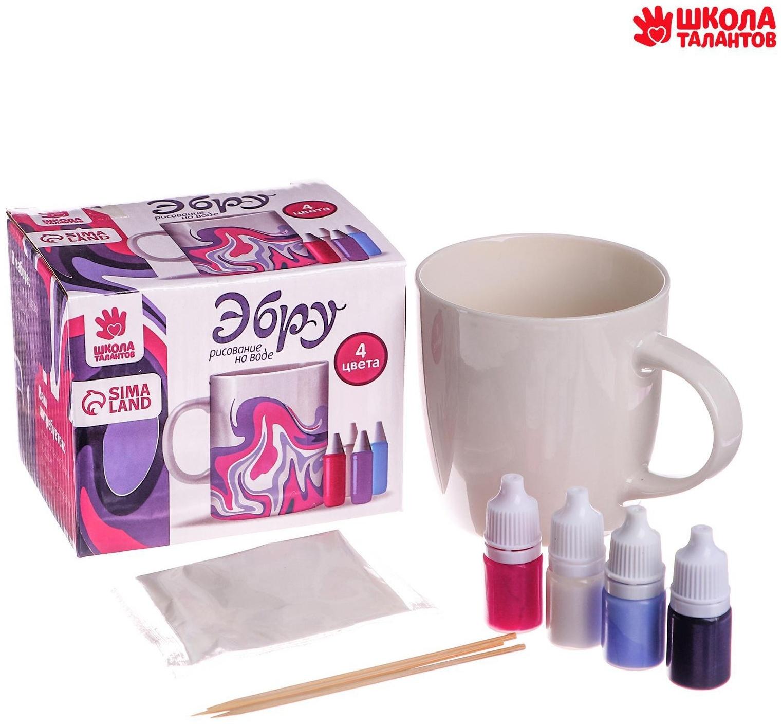 Рисование на воде: эбру «Создай свою кружку»