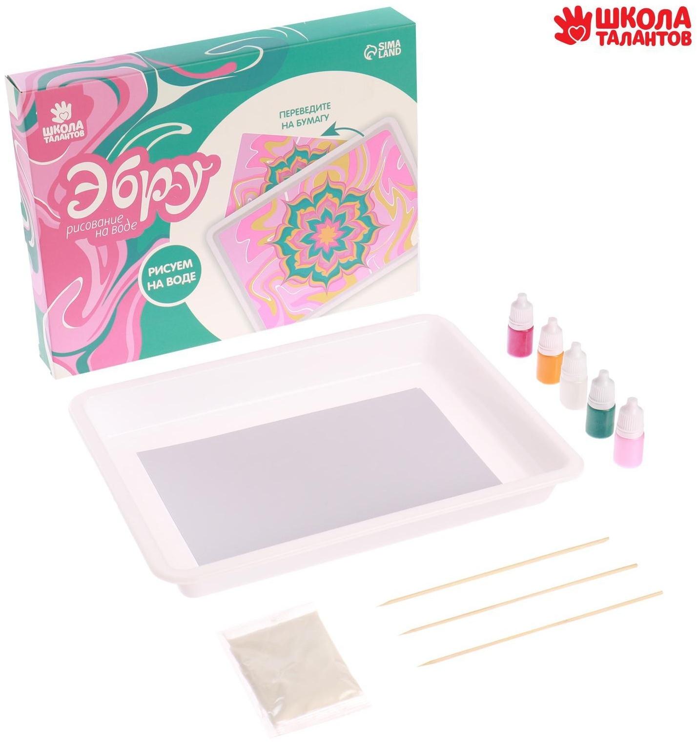 Рисование на воде: эбру «Узор»