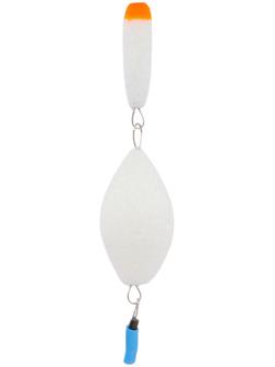 Поплавок зимний Premier Fishing точёный двойной №3, цвет белый (PR-2-3-W)