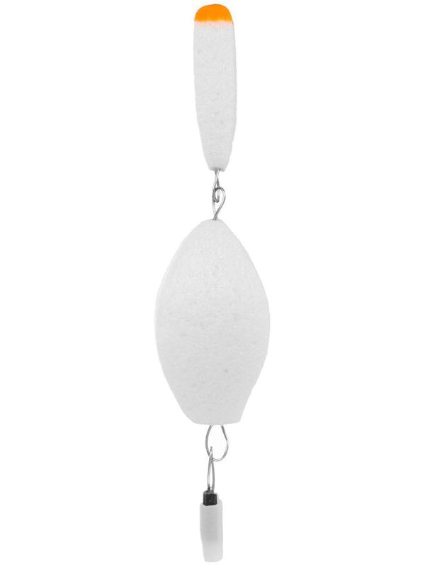 Поплавок зимний Premier Fishing точёный двойной №3, цвет белый (PR-2-3-W)