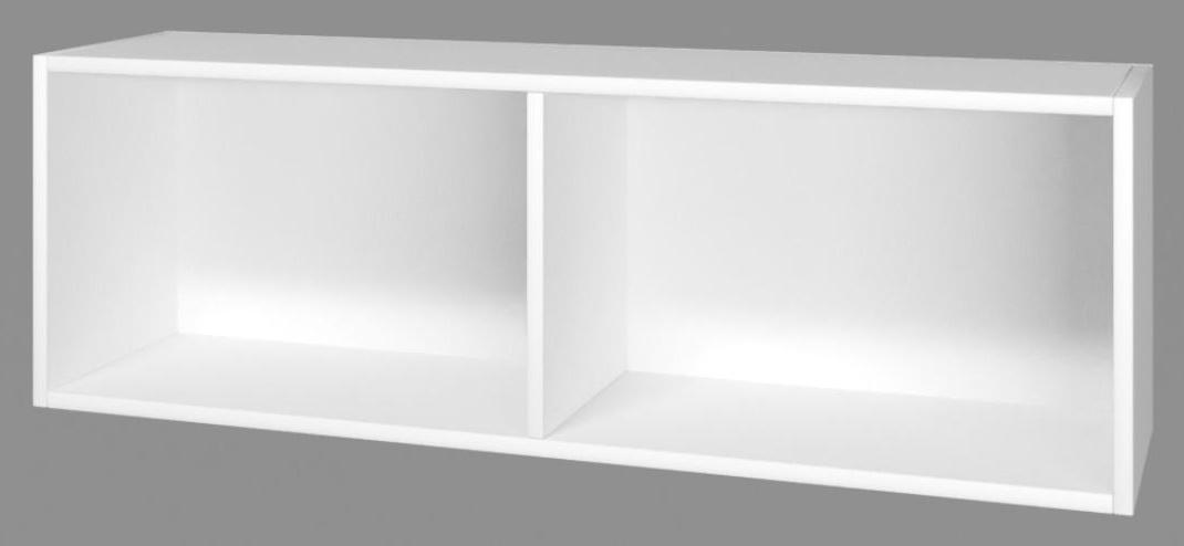 Полка навесная «Умка», 1000 × 250 × 340 мм, открытая, цвет белый