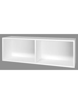 Полка навесная «Умка», 1000 × 250 × 340 мм, открытая, цвет белый